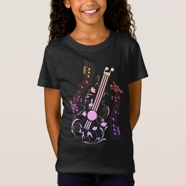 Camiseta Musicista guitarrista que toca música (Frente)