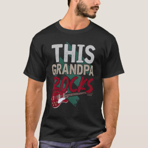 Camiseta Musicista Mens Aposentado Avô Guitarista Música Re