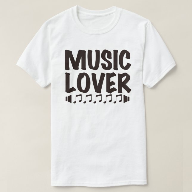 Camiseta MusicLover/T (Frente do Design)