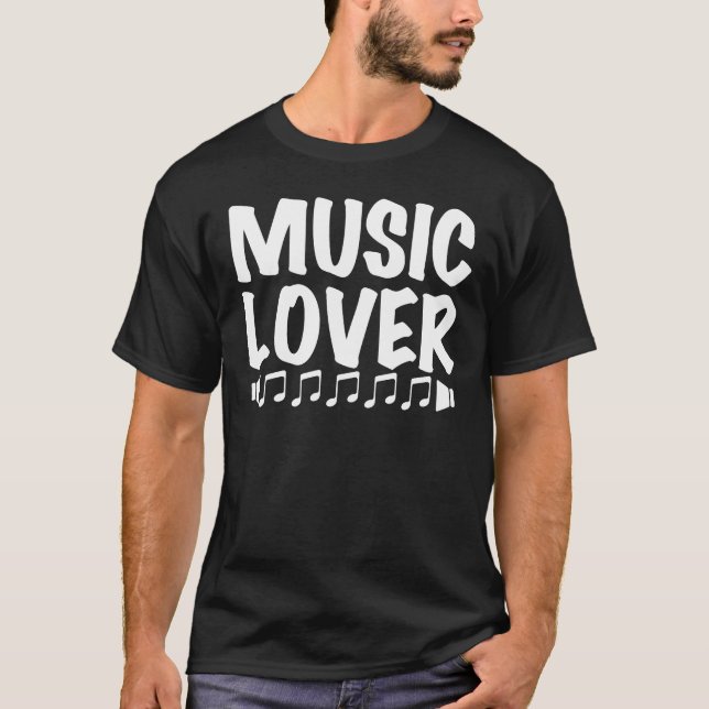 Camiseta MusicLover/T (Frente)