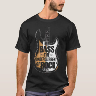 Camiseta Músico Baixista Para Tocador de Baixo e Guitarra B
