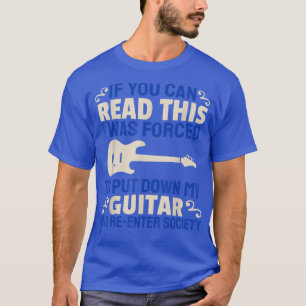 Camiseta Músico Banda de Violão ElétricoEGuitar Rock Guitar