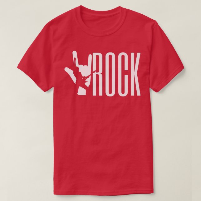 Camiseta Músico Banda do Rock N Roll GuitarGuitarra1083 (Frente do Design)
