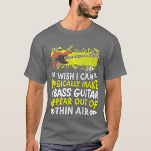 Camiseta Músico Bass Player Música MúsicoBassisto Magnético