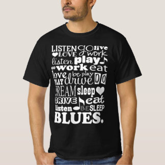 Camiseta Músico Blues em Lover Musical Cote Musical