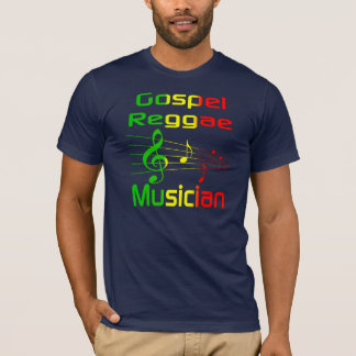 Camiseta Músico da reggae do evangelho