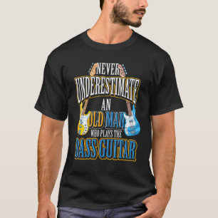 Camiseta Músico de Baixo Masculino Baixista Aposentado Home