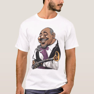 Camiseta Músico de jazz engraçado