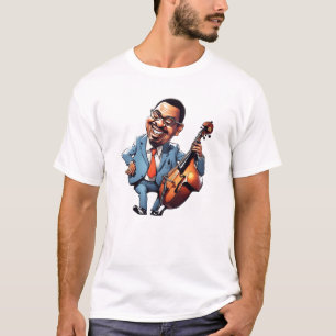 Camiseta Músico de jazz engraçado