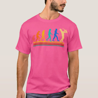 Camiseta Músico de Jazz Evolução Saxofonista Orquestra