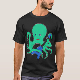 Camiseta Músico de polvo Música de guitarra