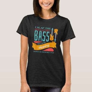 Camiseta Músico de Rock Baixista - Violonista Baixo