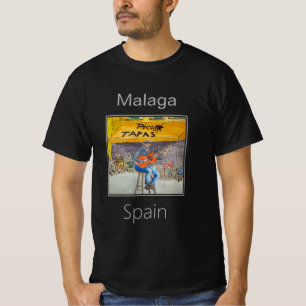 Camiseta Músico de rua, Málaga, Espanha