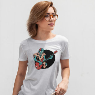 Camiseta Musico do Jogador de Bass Zombie