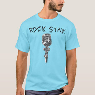 Camiseta Músico Estrela do Rock