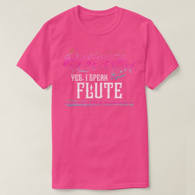 Camiseta Músico Flute Flutist (Frente do Design)