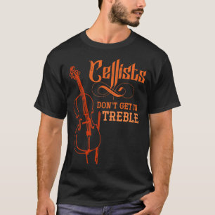 Camiseta Musico Funny Cello Cellist