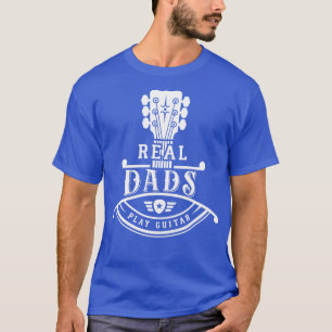 Camiseta Músico GItarrista Pais Reais Tocam Pescoço de Viol