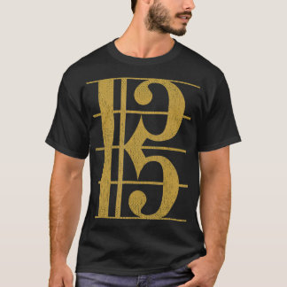 Camiseta Músico Gráfico de Vestuário al Música Alto Clef