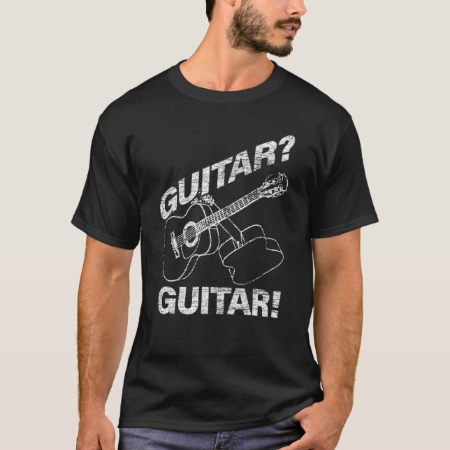 Camiseta Músico guitarrista guitarrista acústico Gu (Frente)