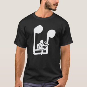 Camiseta Músico Guitarrista Tocador de Guitarra Baixista Ba