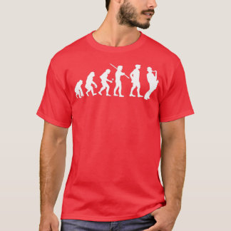 Camiseta Musico Jogador Saxofone da Evolução Humana