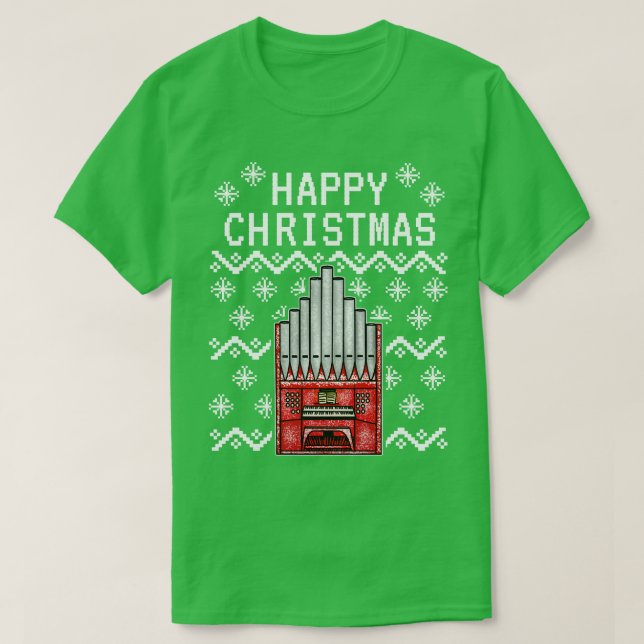 Camiseta Músico Orgânico da Igreja Orgânica de Natal Feia (Frente do Design)