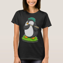 Camiseta Músico pinguim Flute Music