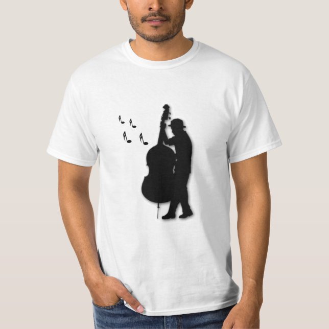 Camiseta Músico Tocador de Baixo  (Frente)
