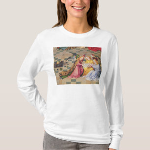 Camiseta Músicos do anjo do painel direito do altarpiece