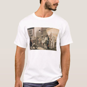 Camiseta Músicos do Itinerant que jogam em uma parte pobre