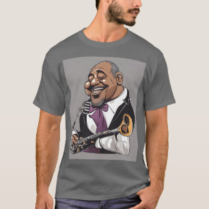 Camiseta músicos do jazz