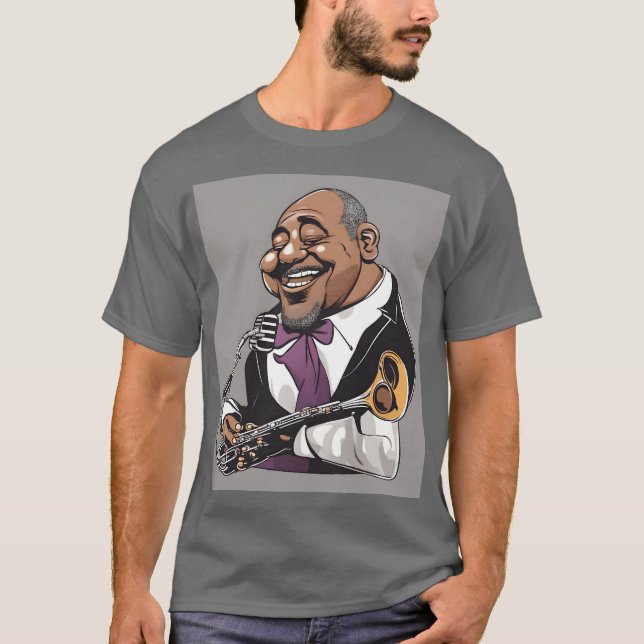 Camiseta músicos do jazz (Frente)