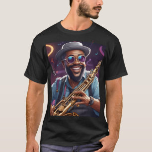 Camiseta músicos do jazz