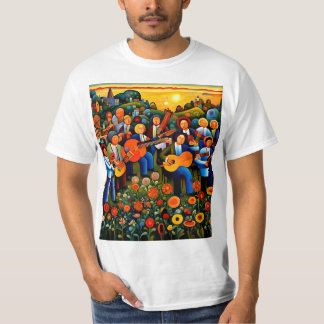 Camiseta Músicos no jardim 2