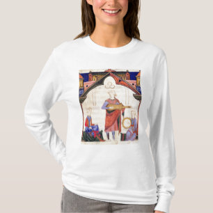 Camiseta Músicos que jogam a guitarra e o pandeiro