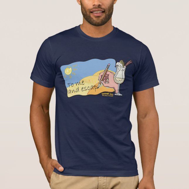Camiseta MusicToon: Canção de Pina Colada: T-shirt (Frente)