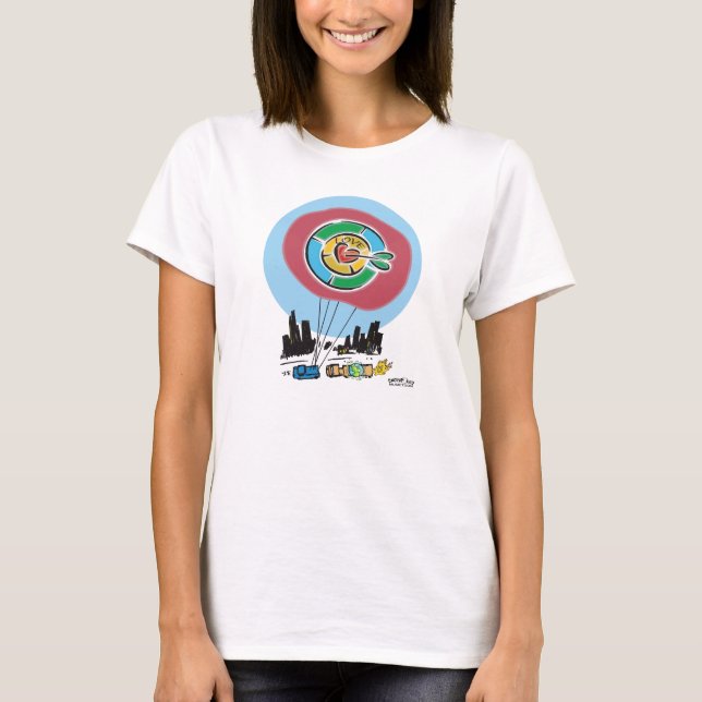 Camiseta MusicToon: "Raciocina" o t-shirt (Frente)
