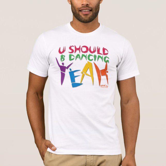 Camiseta MusicToon: U se B que dança yeah: T-shirt (Frente)