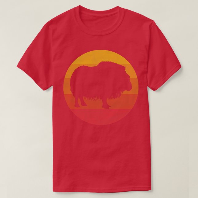 Camiseta Musk Ox (Frente do Design)