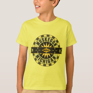 Camiseta Muskegon, aeroporto do MI MKG