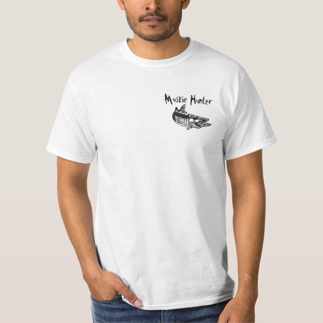 Camiseta Muskie, caçador de Muskie (Frente)