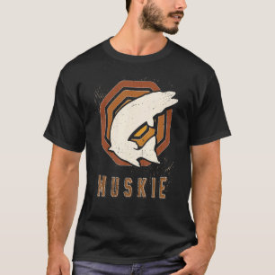 Camiseta Muskie Fish Vintage Retro Classic Animal Love