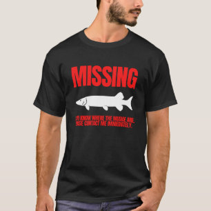 Camiseta Muskie Funny Fisheries Ausente