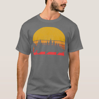 Camiseta Muskie Pine Forest Treeline Muskie Pescaria