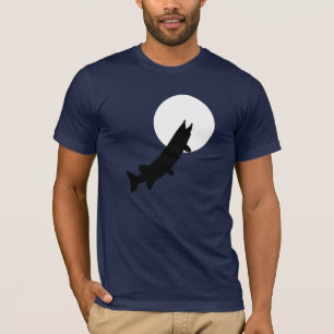 Camiseta Muskies pelo luar: Atravessar um T da fase