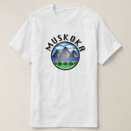 Camiseta Muskoka Design (Versão 2) - Camisa-T de valor masc
