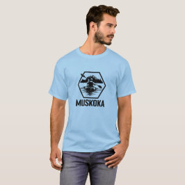 Camiseta Muskoka Ontario Kayaker - Camisa-T básica masculin