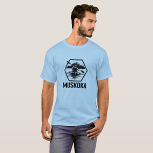 Camiseta Muskoka Ontario Kayaker - Camisa-T básica masculin