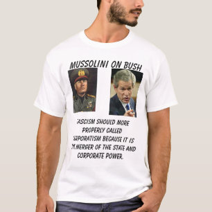 Camiseta Mussolini em Bush, bush_points, fascismo se…